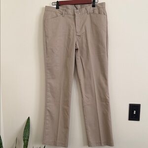 Kind Classic Straight-Leg Khaki Pants